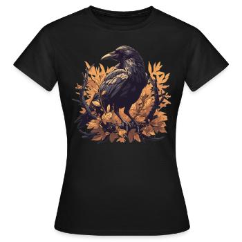 Corbeaux Corbeaux - T-shirt Femme - noir - Devant - AI Model Female 172 dark (172cm)