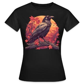 Corbeaux Corbeaux - T-shirt Femme - noir - Devant - AI Model Female 172 dark (172cm)
