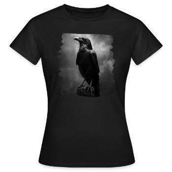 Corbeaux Corbeaux - T-shirt Femme - noir - Devant - AI Model Female 172 dark (172cm)