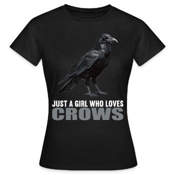 Corbeaux Corbeaux - T-shirt Femme - noir - Devant - AI Model Female 172 dark (172cm)