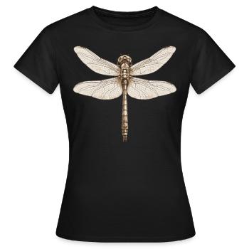 Libellen Libelle - Frauen T-Shirt - Schwarz - Vorne - AI Model Female 172 dark (172cm)