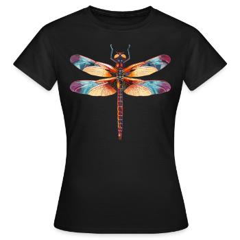Libellules Libellule - T-shirt Femme - noir - Devant - AI Model Female 172 dark (172cm)