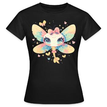 Libellen Libelle - Frauen T-Shirt - Schwarz - Vorne - AI Model Female 172 dark (172cm)