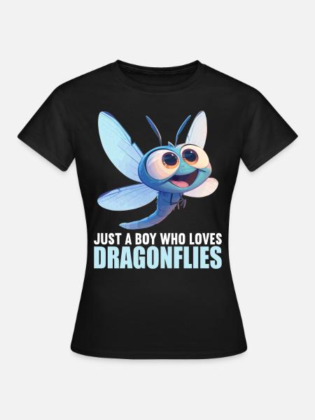 Libellen Libelle - Frauen T-Shirt - Schwarz