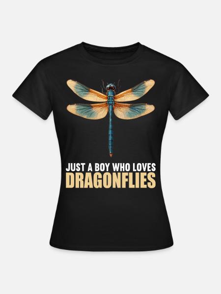 Libellen Libelle - Frauen T-Shirt - Schwarz