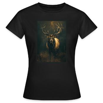 Moose Moose - Women's T-Shirt - black - Front - AI Model Female 172 dark (172cm)