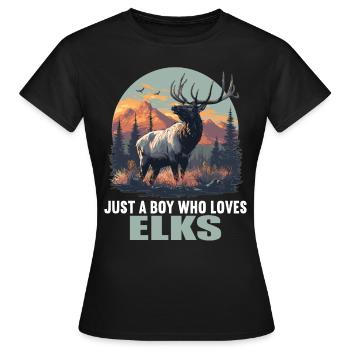 Moose Moose - Women's T-Shirt - black - Front - AI Model Female 172 dark (172cm)