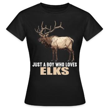 Moose Moose - Women's T-Shirt - black - Front - AI Model Female 172 dark (172cm)