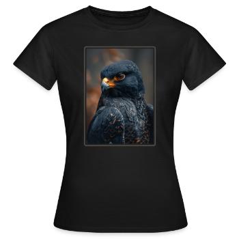 Faucon Faucon - T-shirt Femme - noir - Devant - AI Model Female 172 dark (172cm)