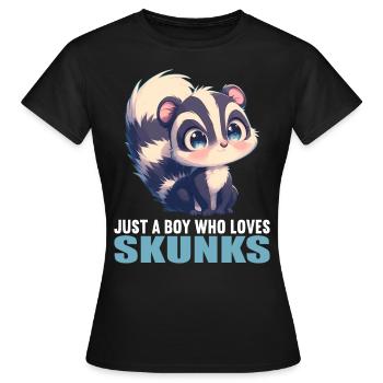 Skunks Skunk - Women's T-Shirt - black - Front - AI Model Female 172 dark (172cm)