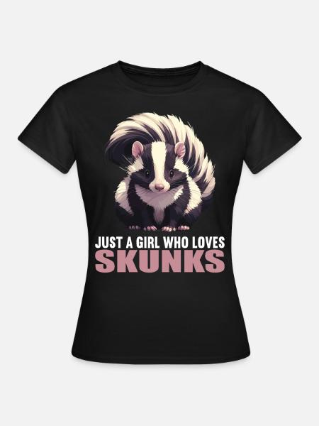 Stinktiere Stinktier - Frauen T-Shirt - Schwarz