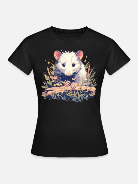 Opossum Opossums - Frauen T-Shirt - Schwarz