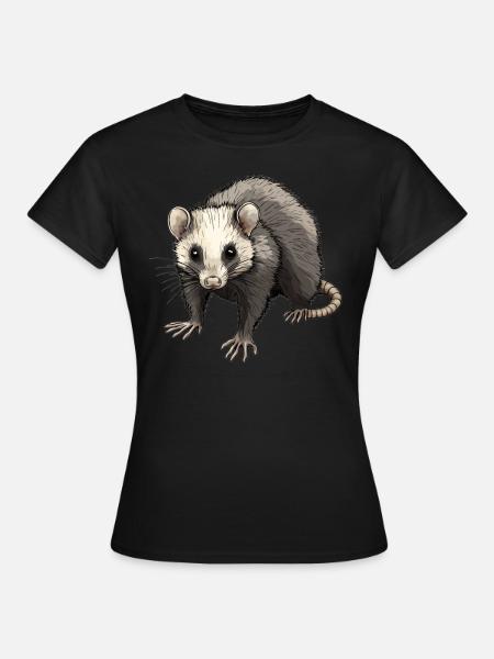 Opossum Opossums - Frauen T-Shirt - Schwarz