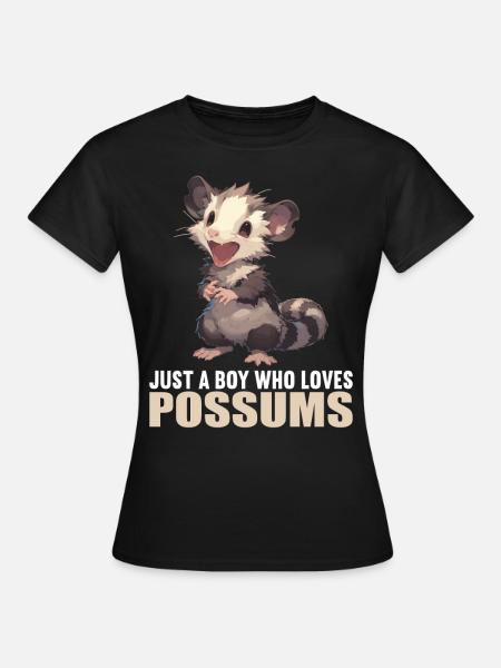 Opossum Opossums - Frauen T-Shirt - Schwarz