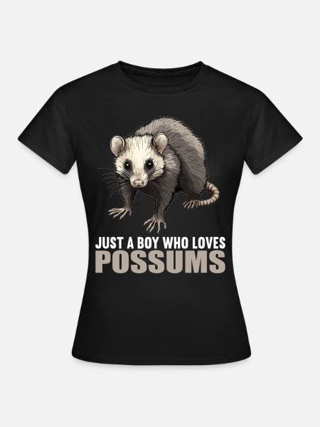 Opossum Opossums - Frauen T-Shirt - Schwarz