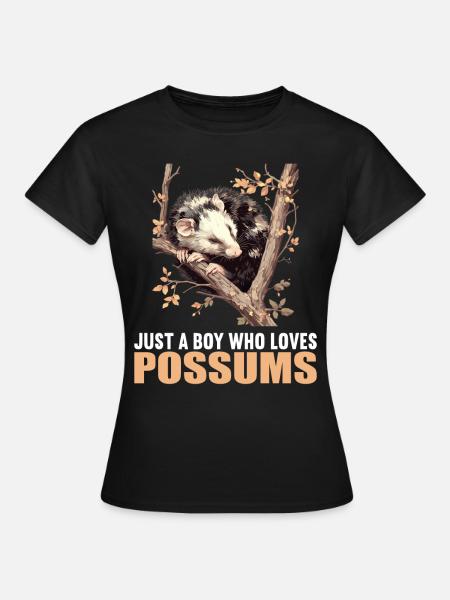 Opossum Opossums - Frauen T-Shirt - Schwarz