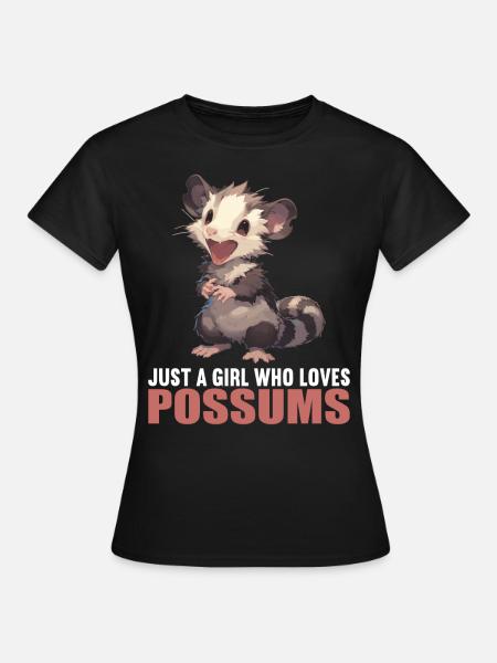 Opossum Opossums - Frauen T-Shirt - Schwarz
