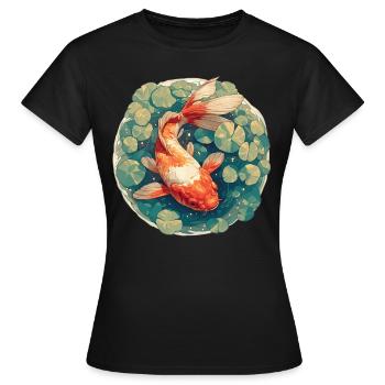 Goldfish Goldfish - Women's T-Shirt - black - Front - AI Model Female 172 dark (172cm)