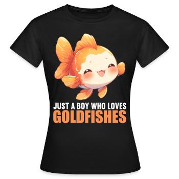 Goldfish Goldfish - Women's T-Shirt - black - Front - AI Model Female 172 dark (172cm)