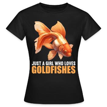 Goldfish Goldfish - Women's T-Shirt - black - Front - AI Model Female 172 dark (172cm)