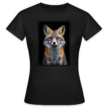 Renards gris Renard gris - T-shirt Femme - noir - Devant - AI Model Female 172 dark (172cm)
