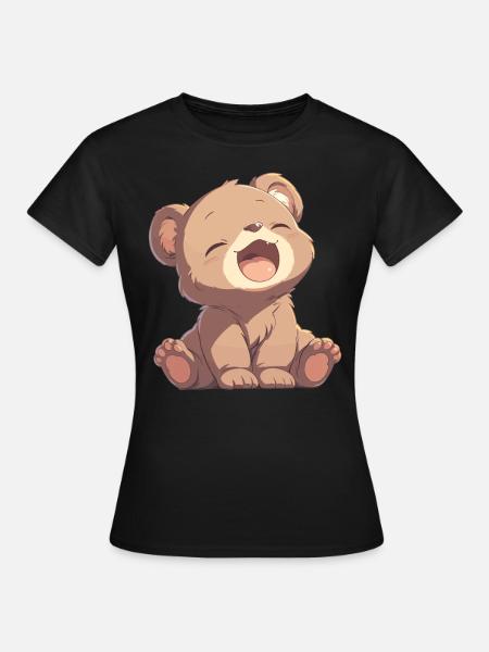 Grizzlybären Grizzlybär - Frauen T-Shirt - Schwarz