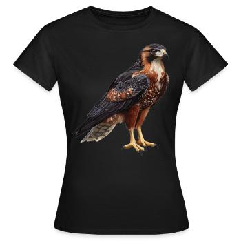 Faucon Faucon - T-shirt Femme - noir - Devant - AI Model Female 172 dark (172cm)