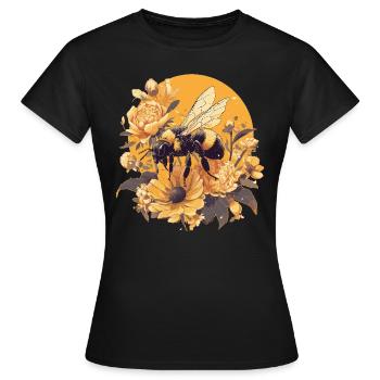 Bienen Biene - Frauen T-Shirt - Schwarz - Vorne - AI Model Female 172 dark (172cm)