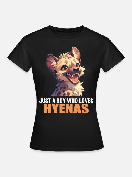 Hyänen Hyäne - Frauen T-Shirt - Schwarz