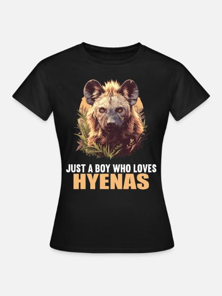 Hyänen Hyäne - Frauen T-Shirt - Schwarz