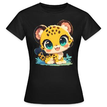 Jaguars Jaguar - T-shirt Femme - noir - Devant - AI Model Female 172 dark (172cm)