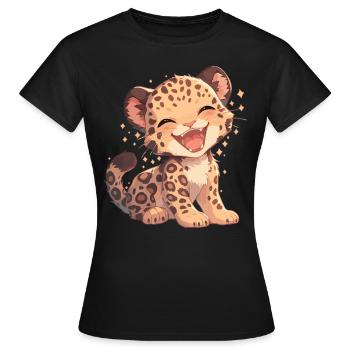 Jaguars Jaguar - T-shirt Femme - noir - Devant - AI Model Female 172 dark (172cm)