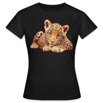Jaguars Jaguar - T-shirt Femme - noir - Devant - AI Model Female 172 dark (172cm)
