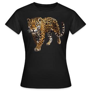 Jaguars Jaguar - T-shirt Femme - noir - Devant - AI Model Female 172 dark (172cm)