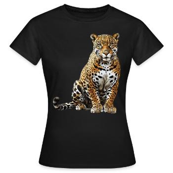 Jaguars Jaguar - T-shirt Femme - noir - Devant - AI Model Female 172 dark (172cm)