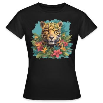 Jaguars Jaguar - T-shirt Femme - noir - Devant - AI Model Female 172 dark (172cm)