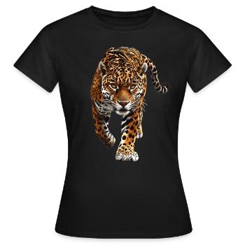 Jaguars Jaguar - T-shirt Femme - noir - Devant - AI Model Female 172 dark (172cm)