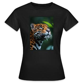 Jaguars Jaguar - T-shirt Femme - noir - Devant - AI Model Female 172 dark (172cm)