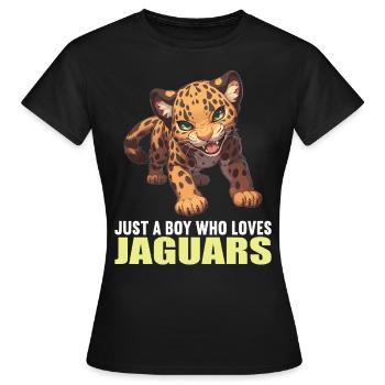 Jaguars Jaguar - T-shirt Femme - noir - Devant - AI Model Female 172 dark (172cm)