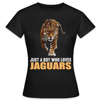 Jaguars Jaguar - T-shirt Femme - noir - Devant - AI Model Female 172 dark (172cm)