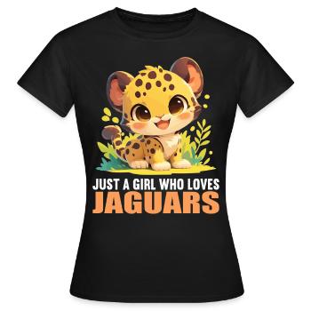 Jaguars Jaguar - T-shirt Femme - noir - Devant - AI Model Female 172 dark (172cm)