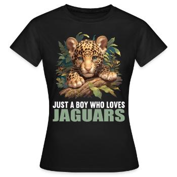 Jaguars Jaguar - T-shirt Femme - noir - Devant - AI Model Female 172 dark (172cm)