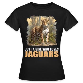 Jaguars Jaguar - T-shirt Femme - noir - Devant - AI Model Female 172 dark (172cm)