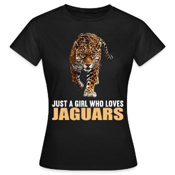 Jaguars Jaguar - T-shirt Femme - noir - Devant - AI Model Female 172 dark (172cm)
