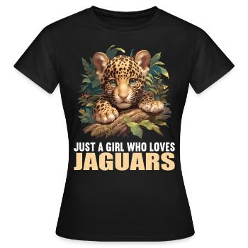 Jaguars Jaguar - T-shirt Femme - noir - Devant - AI Model Female 172 dark (172cm)