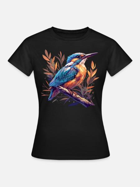 Eisvögel Eisvogel - Frauen T-Shirt - Schwarz
