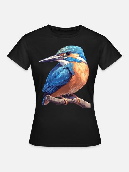 Eisvögel Eisvogel - Frauen T-Shirt - Schwarz