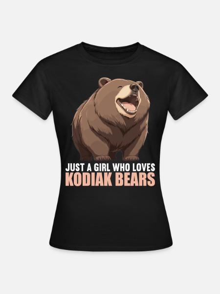 Kodiakbären Kodiakbär - Frauen T-Shirt - Schwarz