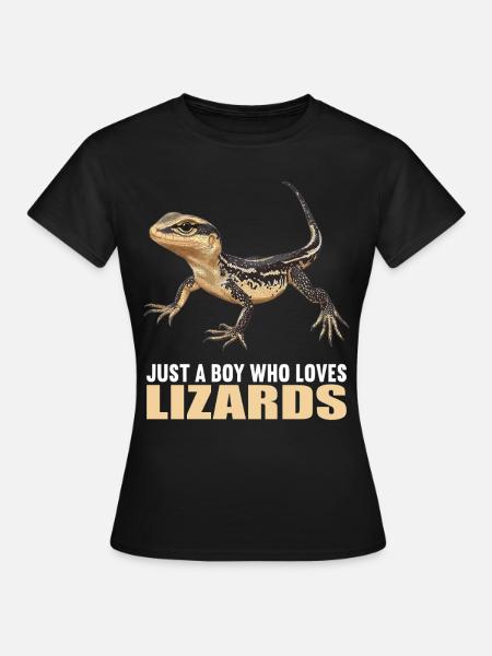 Eidechsen Eidechse - Frauen T-Shirt - Schwarz