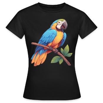 Aras Ara - Frauen T-Shirt - Schwarz - Vorne - AI Model Female 172 dark (172cm)